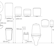 INCLUSIVE KATRIN POD.ZLOŽENK SMALL - črn