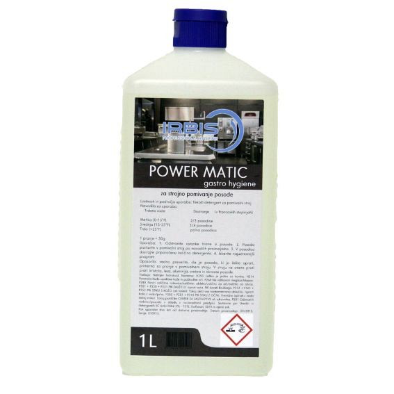 DETER. POWER MATIC 1L za strojno pomivanje posode