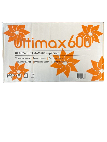 WC PAPIR Ultimax 600 supersoft, 3 sl., 36/1